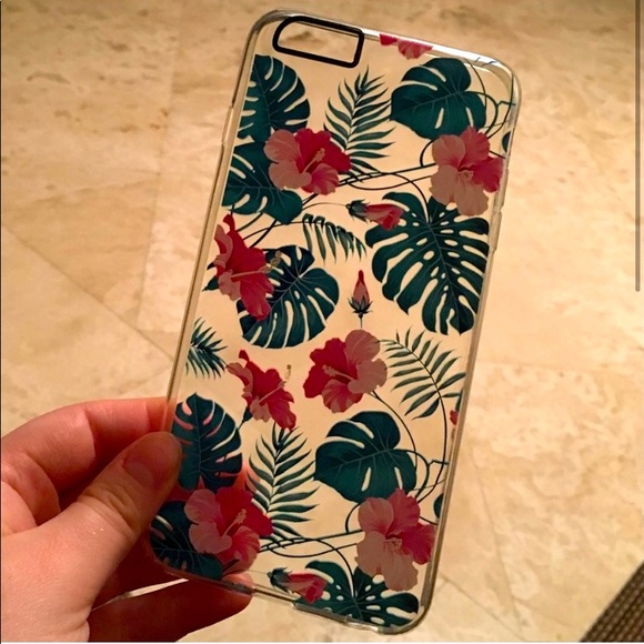 tropical hibiscus iphone 6/6s plus case NWOT🌺 - Picture 2 of 3